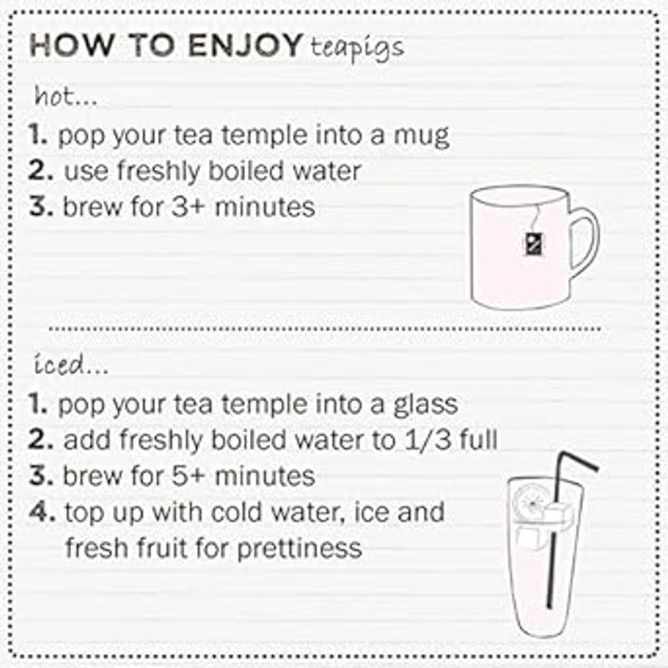 Teapigs Organic Trim (Metabolism Tea, 15 Count (Pack Of 6)