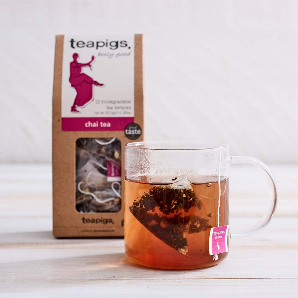 Teapigs Chai Tea Bags Made With Whole Leaves 50 Count (Pack Of 1)