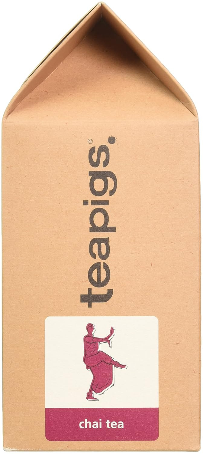 Teapigs Chai Tea Bags Made With Whole Leaves 50 Count (Pack Of 1)