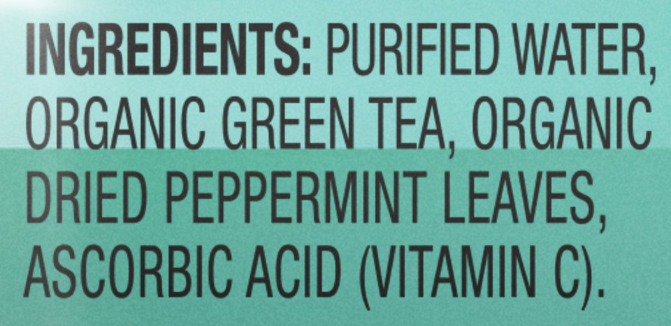 Teas' Tea Unsweetened Mint Green Tea 16.9 Fl Oz (Pack Of 12) Organic, Sugar Free, Zero Calorie