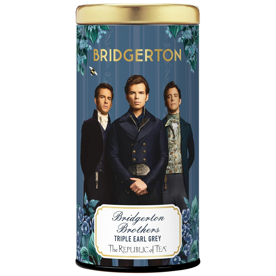 The Republic Of Tea  Bridgerton Brothers Triple Earl Grey Black Tea, 36 Tea Bags