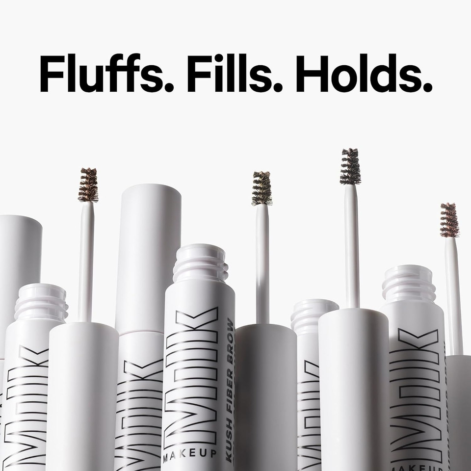Milk Makeup Kush Fiber Brow Gel, Clear - Thickening Brow Gel - Soft, Flexible Hold - Vegan, Cruelty Freeclear