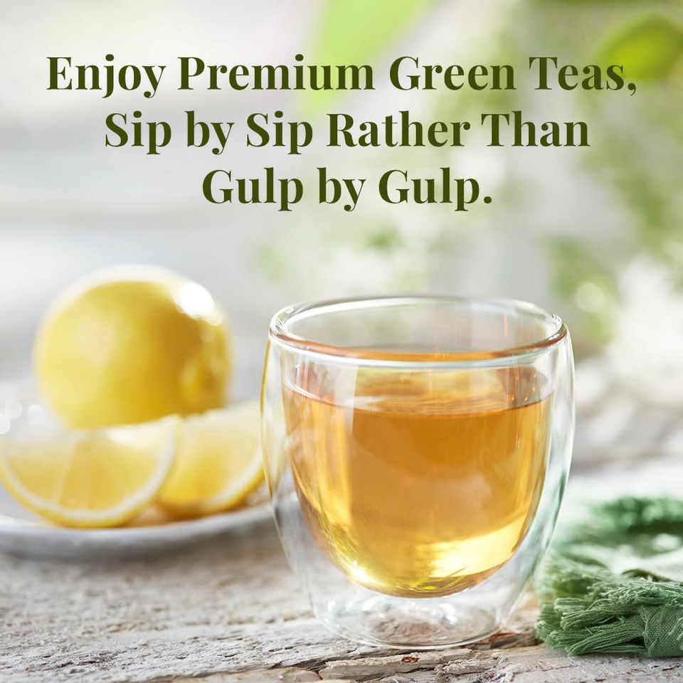 The Republic Of Tea  Organic Turmeric Ginger Green Tea Tin, 50 Tea Bags, Naturally Caffeinated