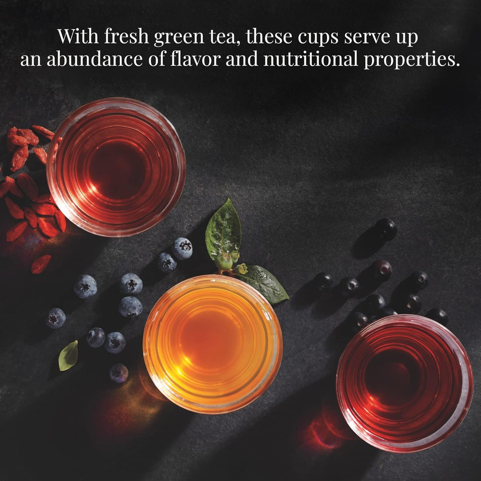 The Republic Of Tea Acai Berry Green Tea - Caffeinated Superfruit - Natural Healthy Herbal Tea - Anti-Oxidant, Gluten-Free - Acai Green Tea - 50 Tea Bags The Republic Of Tea Acai Berry Green Tea - Caffeinated Superfruit - Natural Healthy Herbal Tea - Anti-Oxidant, Gluten-Free - Acai Green Tea - 50 Tea Bags