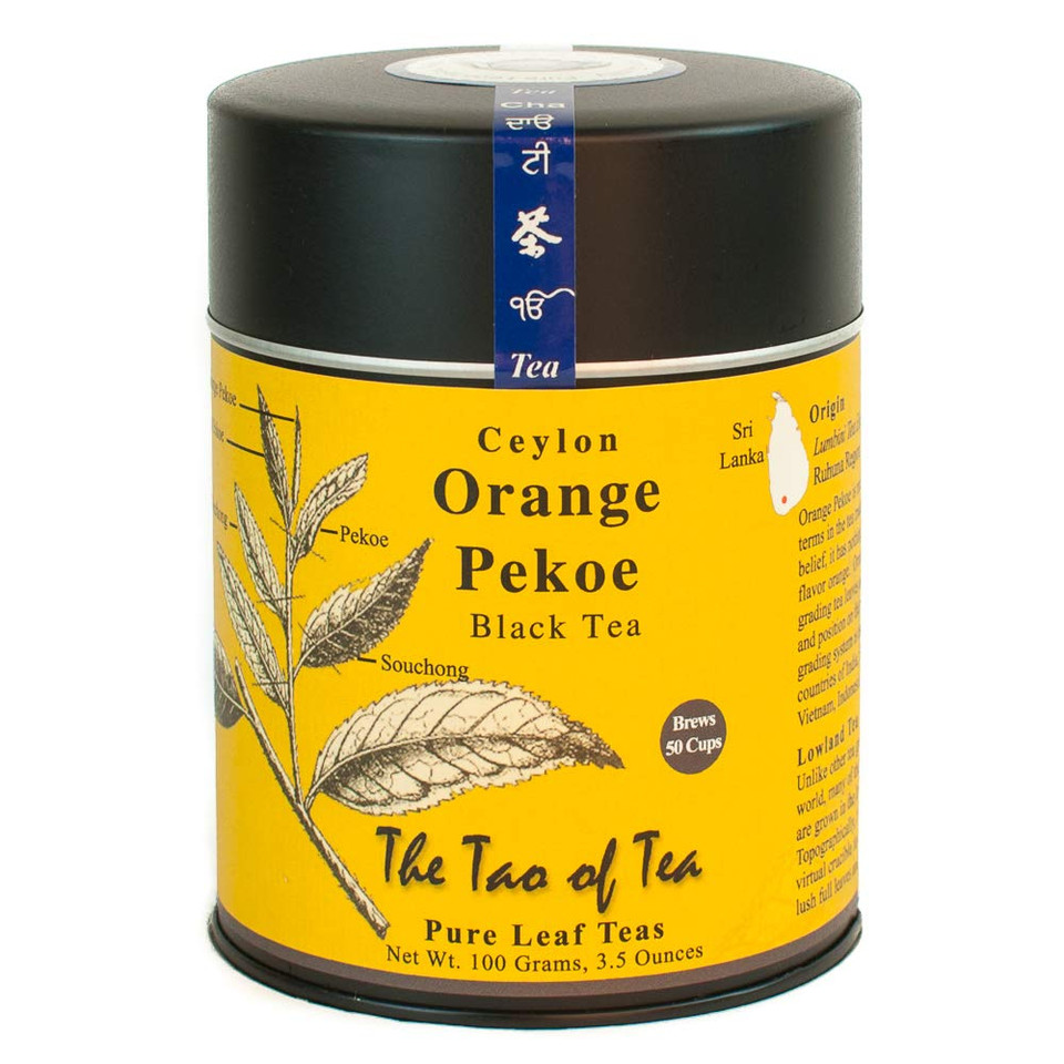The Tao Of Tea Ceylon Orange Pekoe, Sri Lankan Loose Tea, 3.5 Ounce Tin