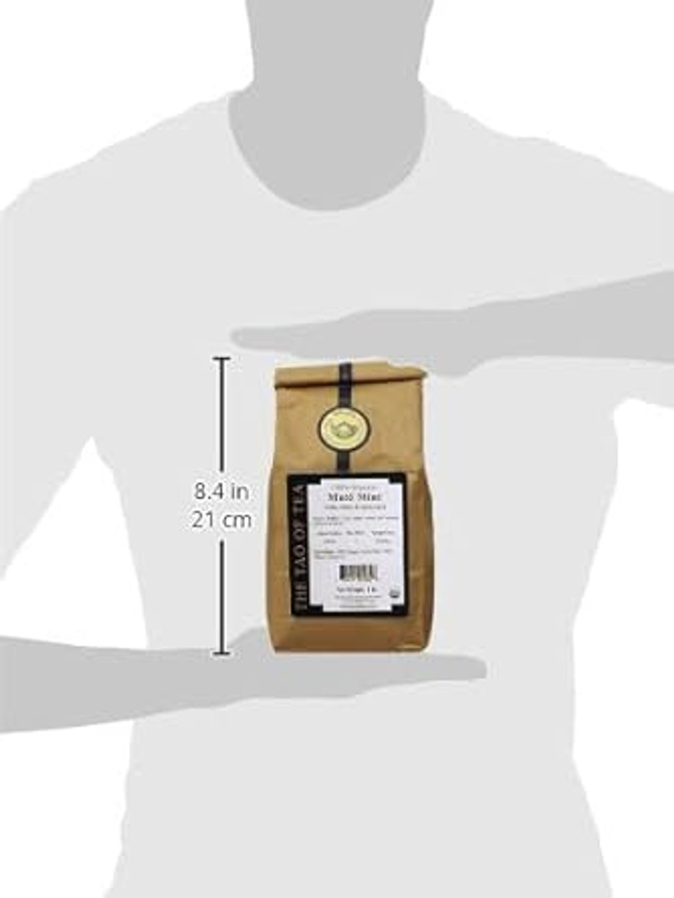The Tao Of Tea Mate Mint, 100% Organic Blended Yerba Mate, 1-Pounds