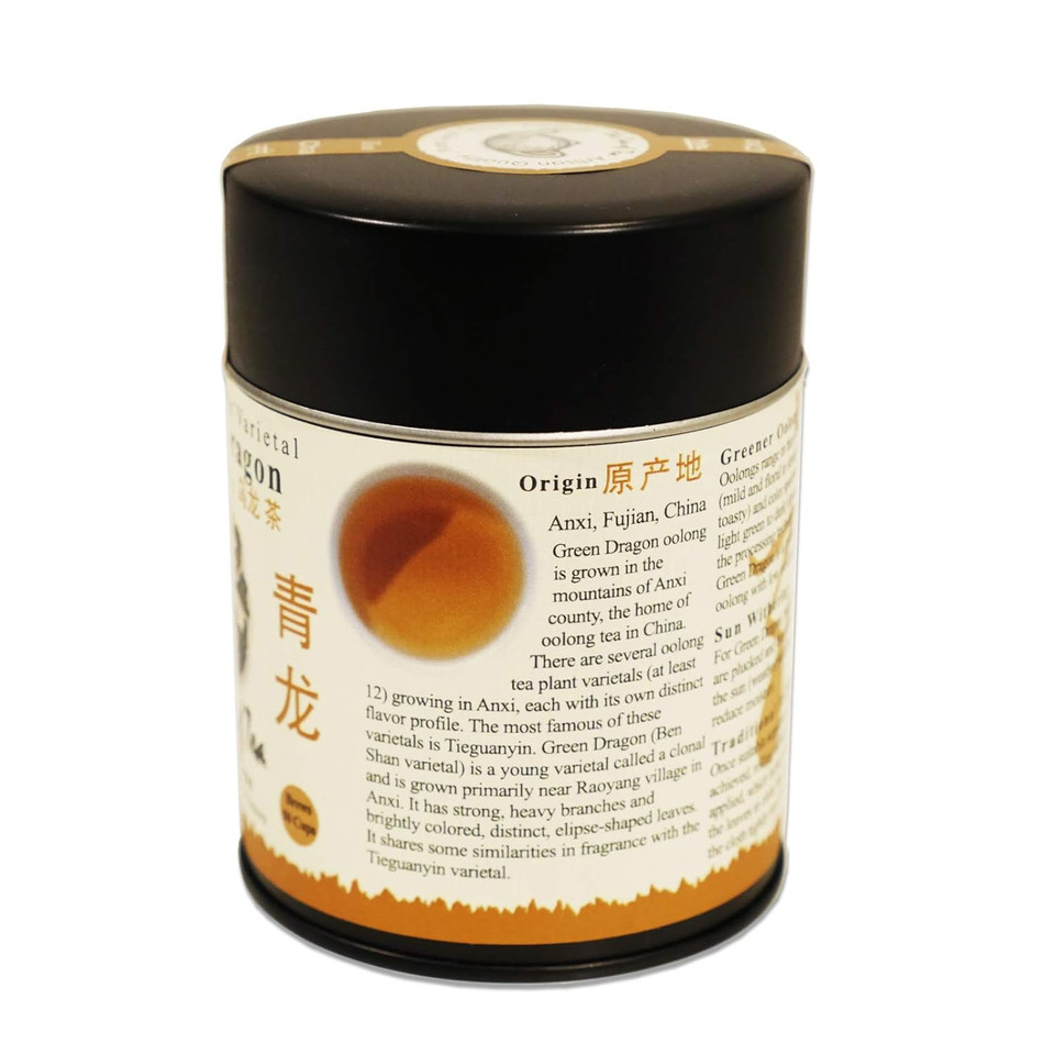 The Tao Of Tea, Green Dragon Oolong Tea, Loose Leaf, 3.5 Ounce Tin