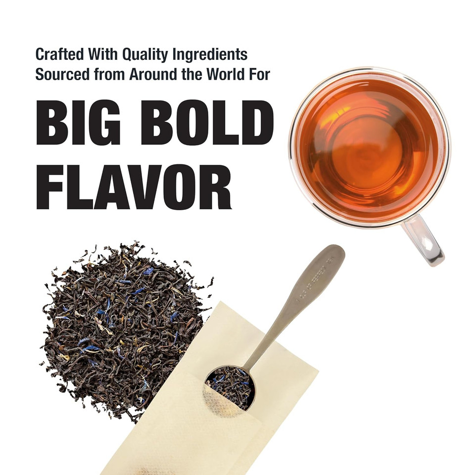 Tiesta Tea - Earl Grey De La Crã£Â¨Me | Creamy Earl Grey Black Tea | Premium Loose Leaf Tea Blends | Caffeinated Black Tea | Make Hot Or Iced Tea & Brews Up To 25 Cups - 1.7 Ounce Resealable Pouch