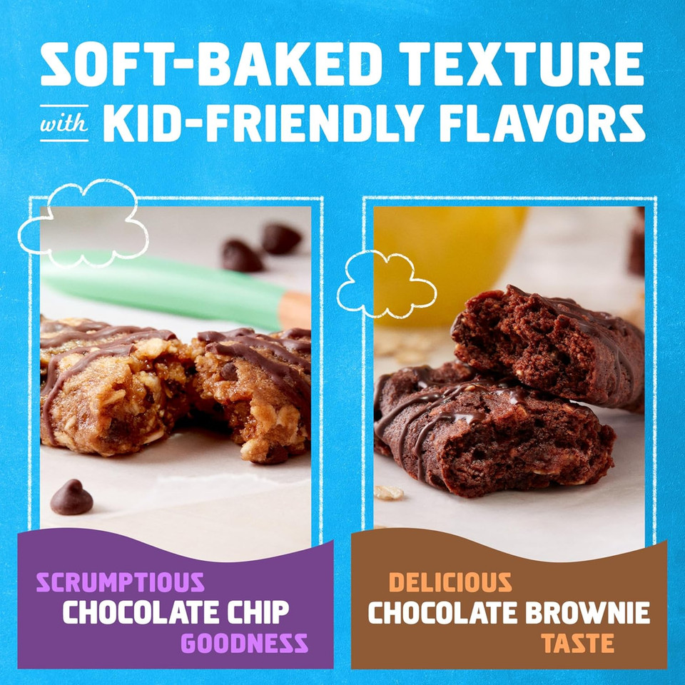 Zbar - Chocolate Chip And Chocolate Brownie - Variety Pack - Soft Baked Whole Grain Snack Bars - Usda Organic - Non-Gmo - Plant-Based - 1.27 Oz. (36 Count)