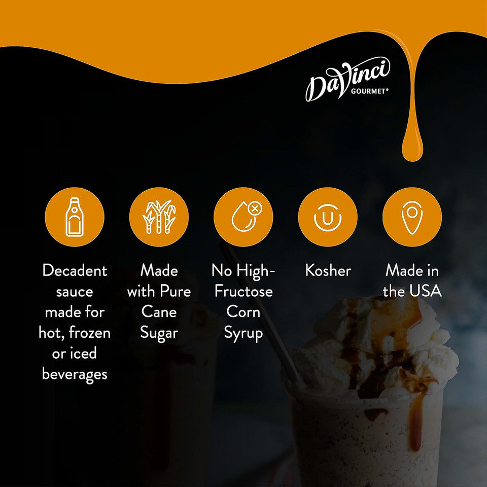 Davinci Gourmet Chocolate Sauce, 128 Fluid Ounce (Pack Of 1)