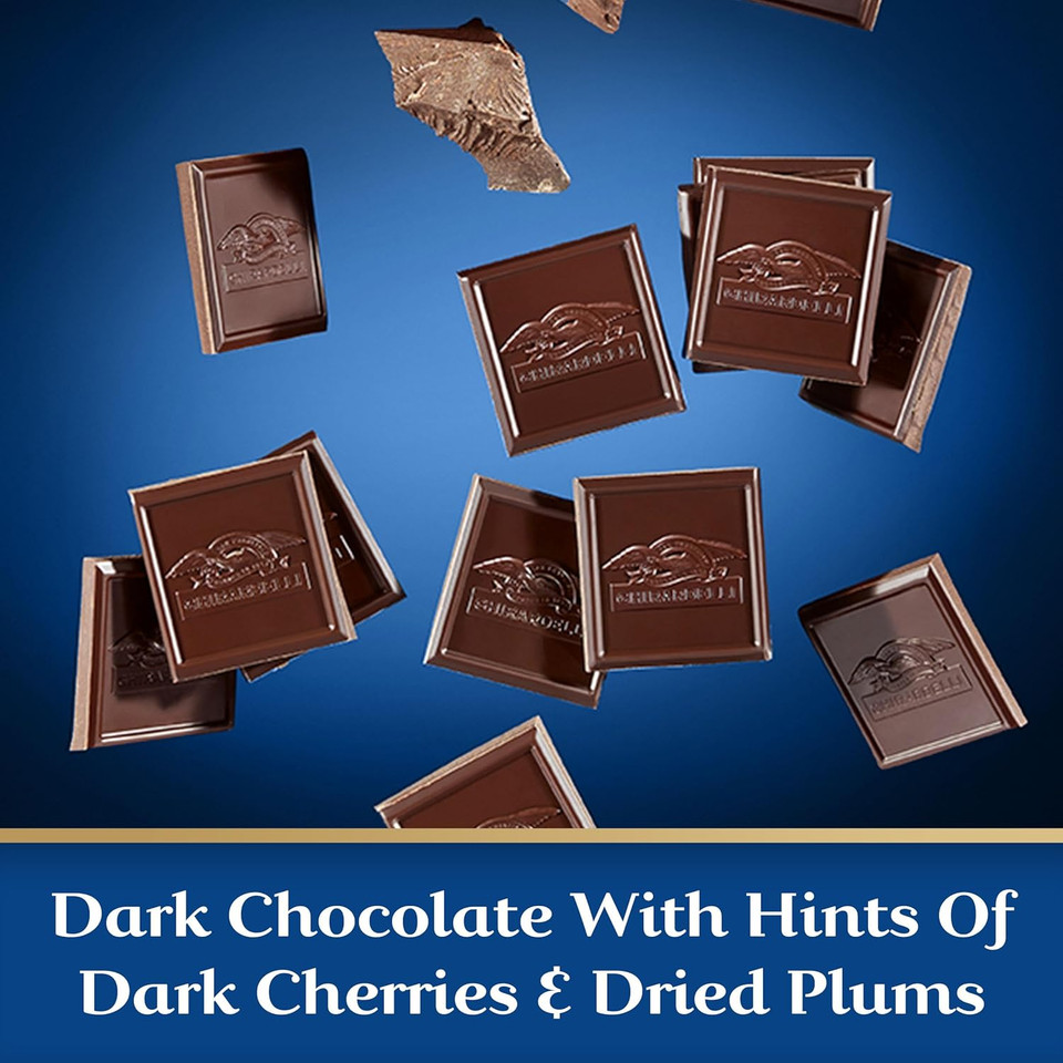 Ghirardelli Intense Dark Chocolate Bar, 86% Cacao Holiday Chocolate For Holiday Gifts And Stocking Stuffers, 3.17 Oz