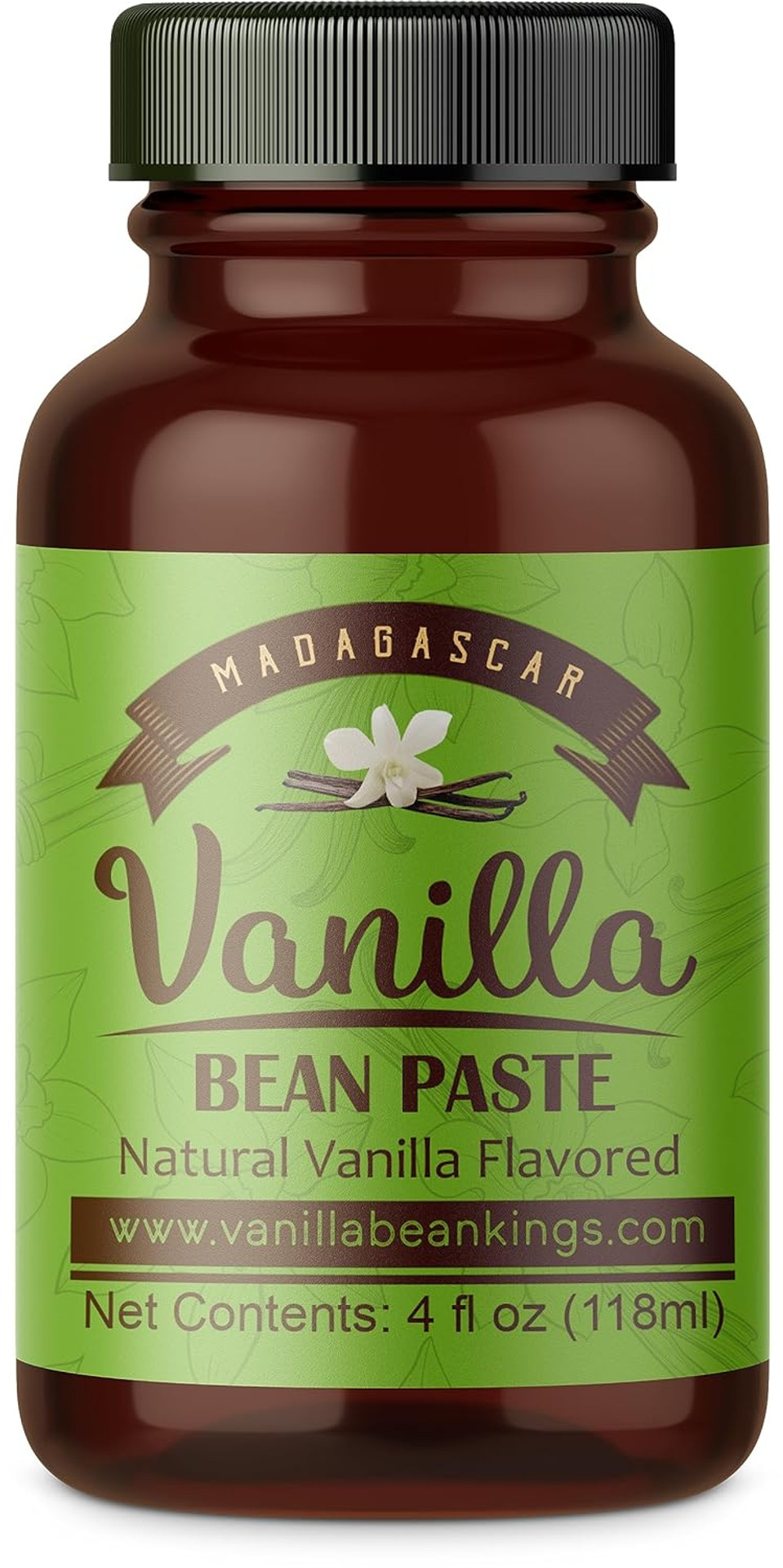 Vanilla Bean Paste For Baking And Cooking - Gourmet Madagascar Bourbon Blend Made With Real Vanilla Seeds - 4 Ounces Vanilla Bean Paste For Baking And Cooking - Gourmet Madagascar Bourbon Blend Made With Real Vanilla Seeds - 4 Ounces