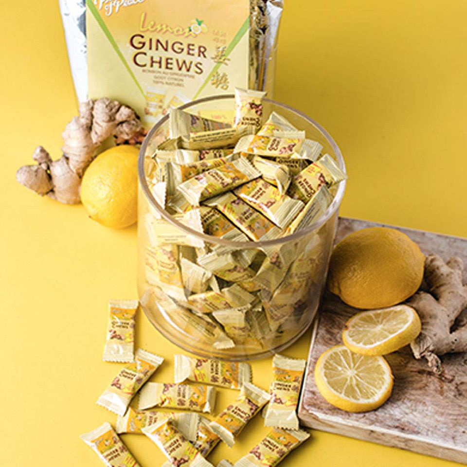 Prince Of Peace Ginger Chews With Lemon, 1 Lb.  Candied Natural Candy