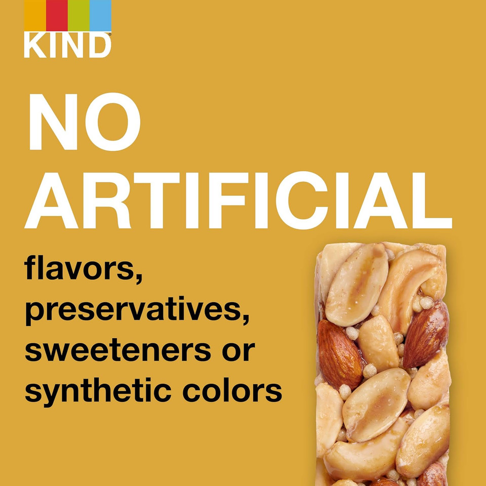 Kind Bars, Honey Roasted Nuts & Sea Salt, Gluten Free, Low Glycemic Index, 1.4Oz, 12 Count Kind Bars, Honey Roasted Nuts & Sea Salt, Gluten Free, Low Glycemic Index, 1.4Oz, 12 Count
