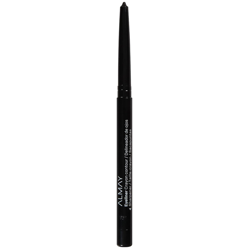 Almay Eyeliner Pencil, Hypoallergenic, Cruelty Free, Oil Free-Fragrance Free, Ophthalmologist Tested, Long Wearing And Water Resistant, With Built In Sharpener, 205 Black, 0.01 Oz205 Black