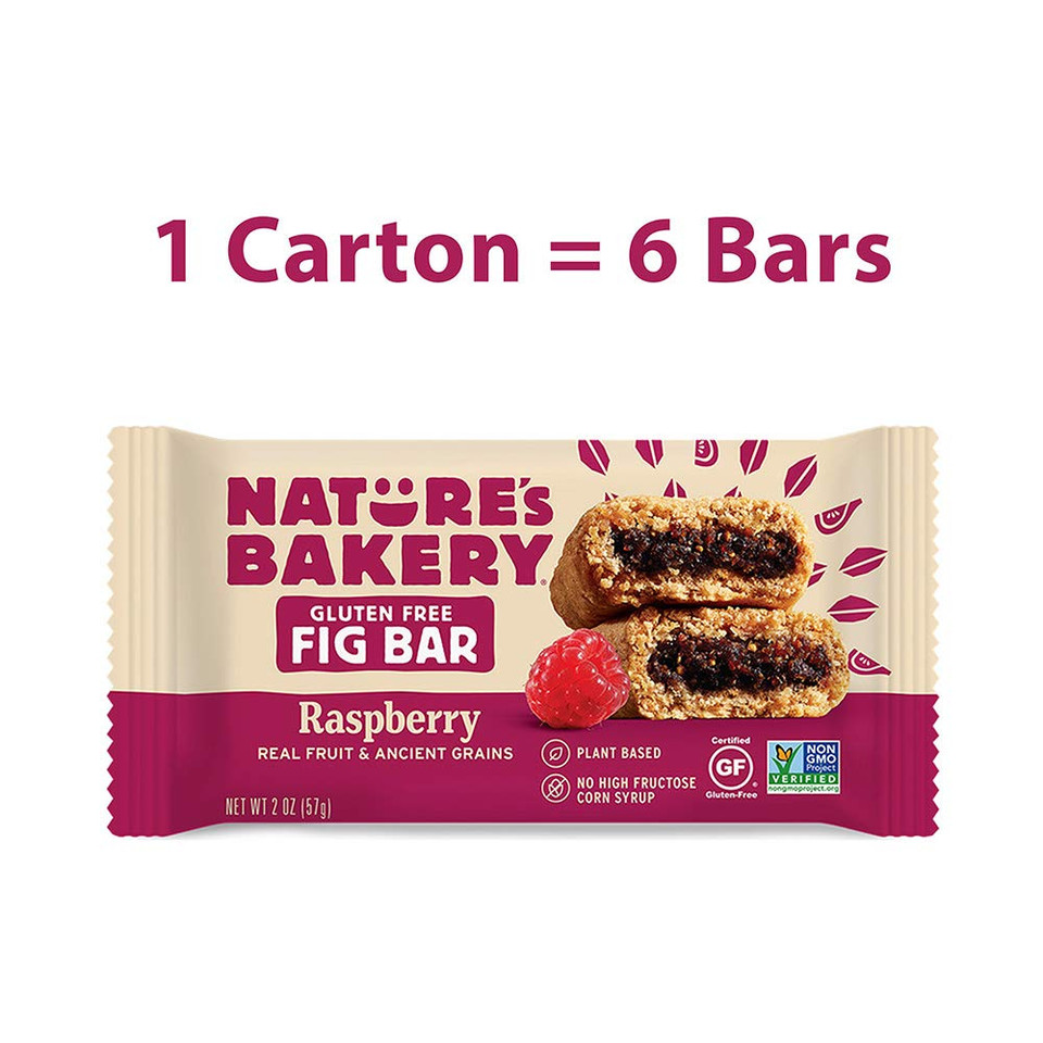 Nature'S Bakery, Bar Fig Raspberry Gluten Free, 12 Ounce