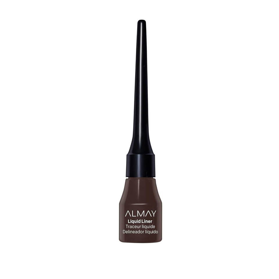 Almay Liquid Eyeliner, Waterproof And Longwearing, Hypoallergenic, Cruelty Free, -Fragrance Free, Ophthalmologist Tested, 222 Brown, 0.1 Fl Oz(Pack Of 1)222 Brown