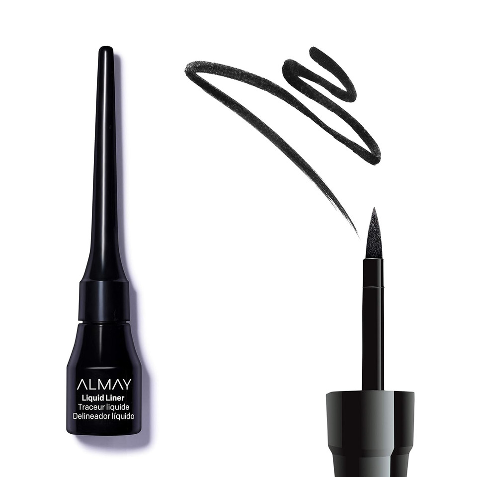 Almay Liquid Eyeliner, Waterproof, Fade-Proof Eye Makeup, Easy-To-Apply Liner Brush, 221 Black, 0.1 Ozblack Almay Liquid Eyeliner, Waterproof, Fade-Proof Eye Makeup, Easy-To-Apply Liner Brush, 221 Black, 0.1 Ozblack