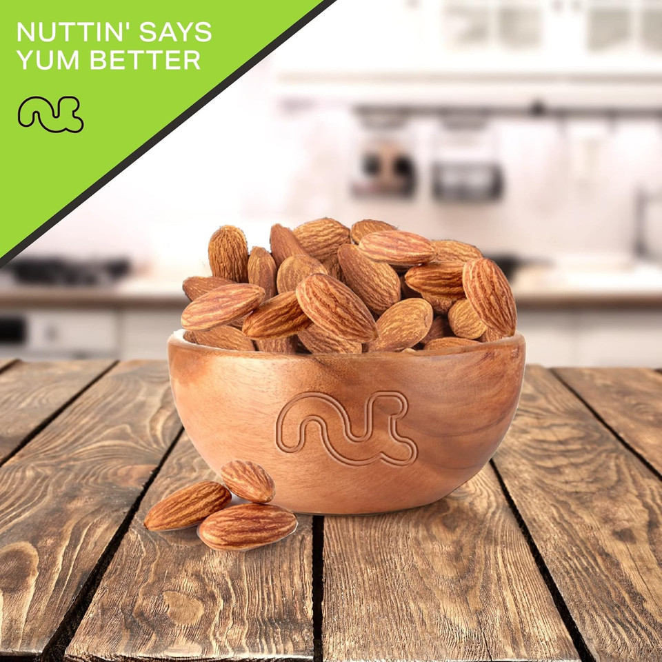 Nut Cravings - Raw Whole Almonds, Unsalted, Shelled, (16Oz - 1 Lb) Bulk Nuts Packed Fresh In Resealable Bag - Kosher Healthy Snack, Natural Keto Vegan - Ideal For Trail Mixed Nuts Nut Cravings - Raw Whole Almonds, Unsalted, Shelled, (16Oz - 1 Lb) Bulk Nuts Packed Fresh In Resealable Bag - Kosher Healthy Snack, Natural Keto Vegan - Ideal For Trail Mixed Nuts
