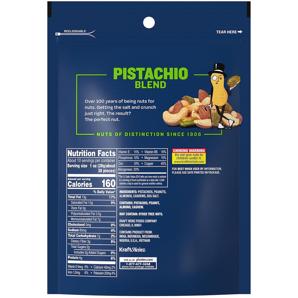 Planters Pistachio Blend, 10 Oz