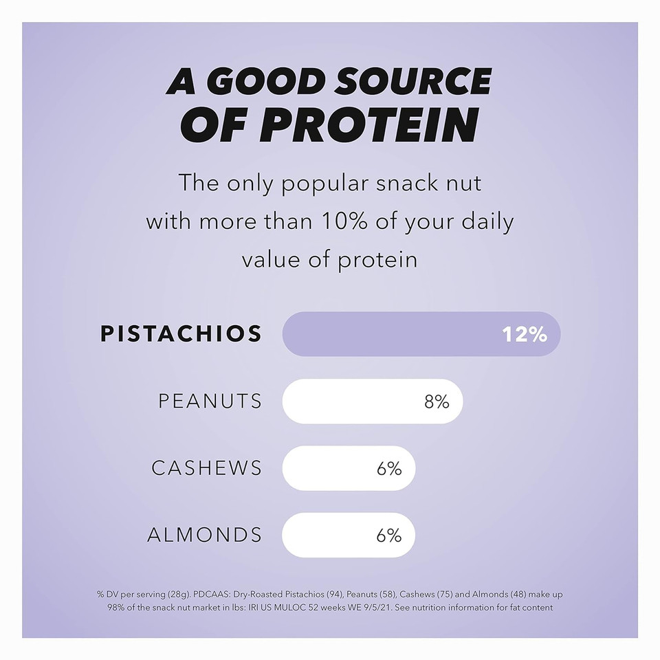 Wonderful Pistachios In Shell, Salt & Pepper, 7 Ounce Resealable Bag, Healthy Snack, Protein Snack, Pantry Staple