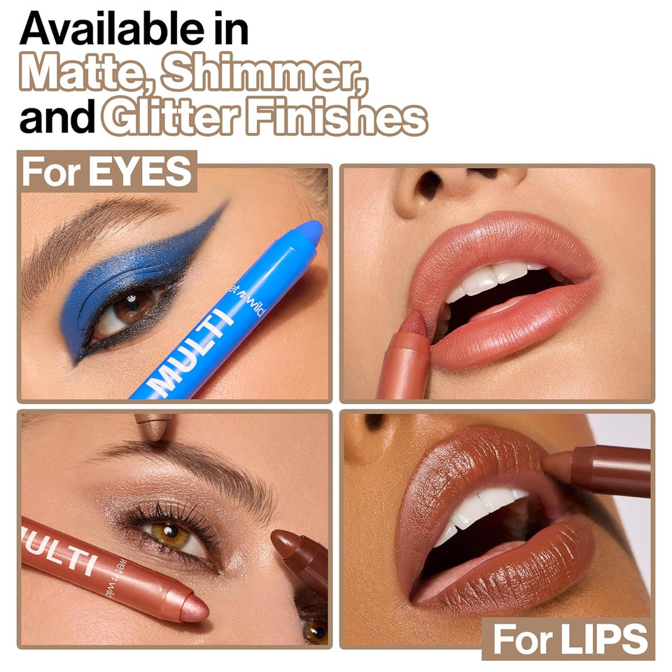 Wet N Wild Color Icon Cream Eyeliner Eyeshadow Multi-Stick, Moisturizing, Nourishing Velvety Cream-To-Powder Buildable & Blendable Formula, Cruelty-Free & Vegan - Nudie Culture