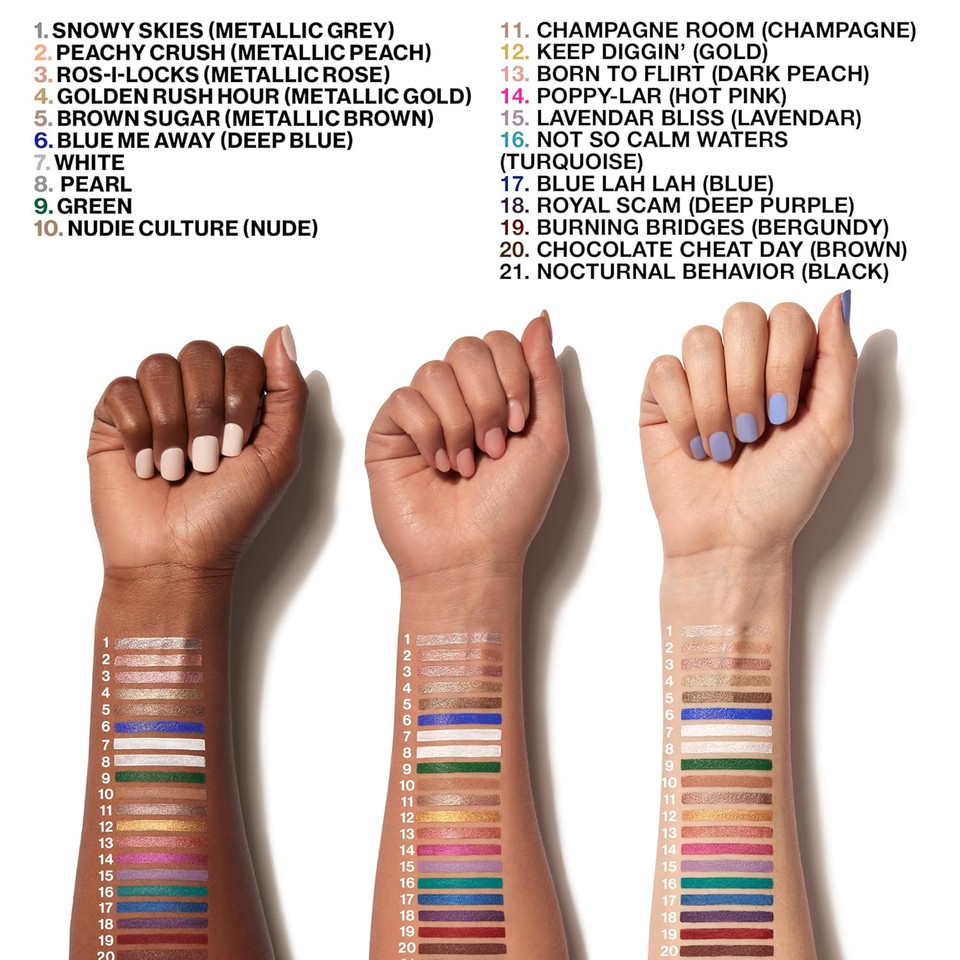 Wet N Wild Color Icon Cream Eyeliner Eyeshadow Multi-Stick, Moisturizing, Nourishing Velvety Cream-To-Powder Buildable & Blendable Formula, Cruelty-Free & Vegan - Nudie Culture