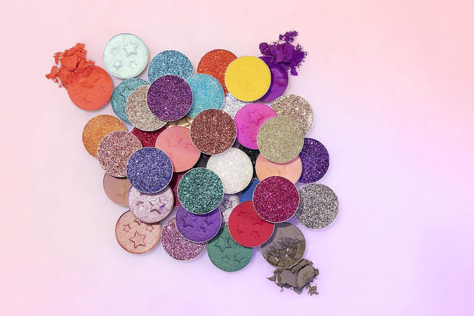 Wet N Wild Metallic Eyeshadow Fantasy Makers Fantasy Makers Pigment Palette, Shimmer Eye Makeup, Pink-Palooza,1230435