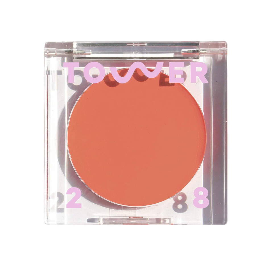 Tower 28 Beauty Beachplease Cream Blush For Cheeks And Lips - Multi-Purpose Lip And Cheek Tint In Sun-Kissed Peach Blush - For Sensitive Skin  Color Rush Hour, Luminous Finish