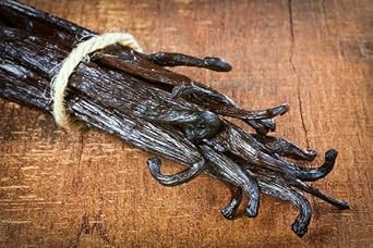 10 Comoros Vanilla Beans Whole Grade A Vanilla Pods For Homemade Vanilla Extract, Baking, Ice Cream, Flavoring, & Vanilla Powder