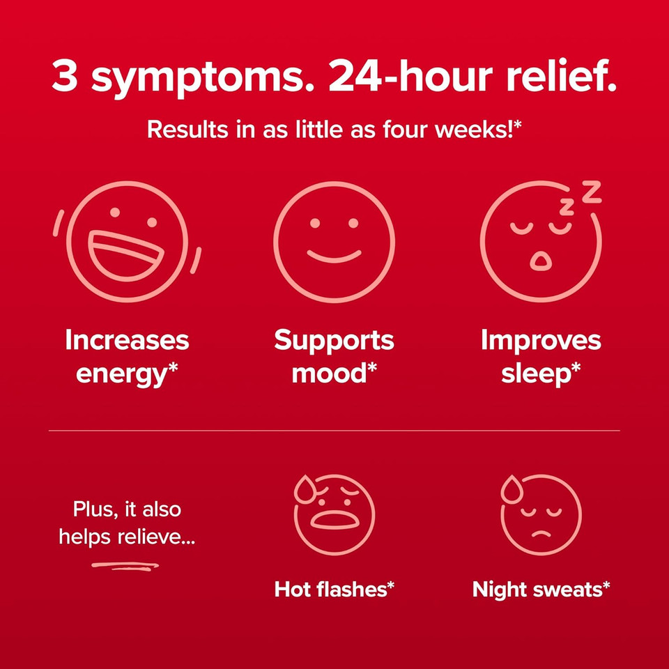 Amberen Energy, Mood & Sleep Gummies Menopause Relief Gummies, 1 Month Supply Bundle