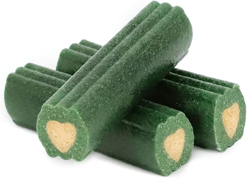 Ark Naturals Brushless Toothpaste, Small Breed Dog Dental Chews Bundle Pack, Vet Recommended, 2 Pack, Green With White Center (40020)