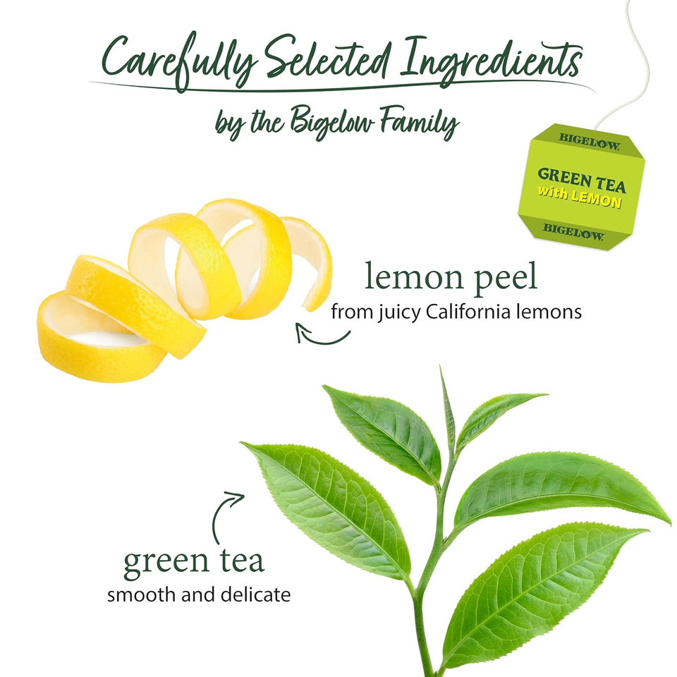 Bigelowtea Green Tea With Lemon (Caffeinated), 20 Count