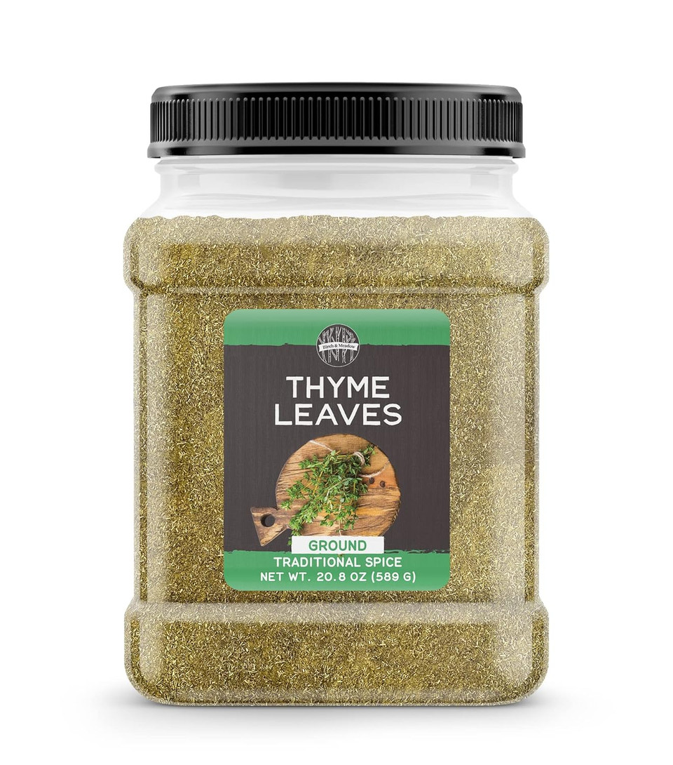 Birch & Meadow Ground Rosemary And Ground Thyme Bundle, Various Sizes, Soups & Pastas, Savory Flavors, Ground
