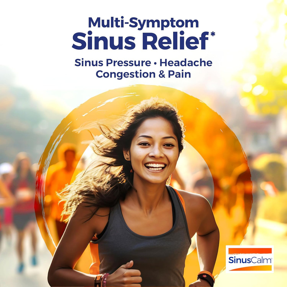 Boiron Sinuscalm Tablets For Sinus Pain Relief, Runny Nose, Congestion, Sinus Pressure, Headache - 60 Count Boiron Sinuscalm Tablets For Sinus Pain Relief, Runny Nose, Congestion, Sinus Pressure, Headache - 60 Count
