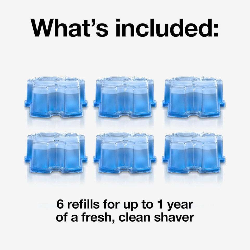 Braun Series 7 70S Electric Shaver Head Replacement Cassette & Braun Clean & Renew Refill Cartridges