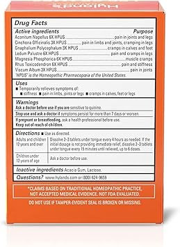 Bundle Of Hyland'S Leg Cramps Tablets, 100 Count + Leg Cramps Pm Nighttime Formula, Natural Relief Of Calf, Foot And Leg Cramps, 50 Count