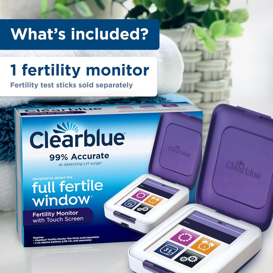 Clearblue Fertility Monitor Test Sticks, 30 Count