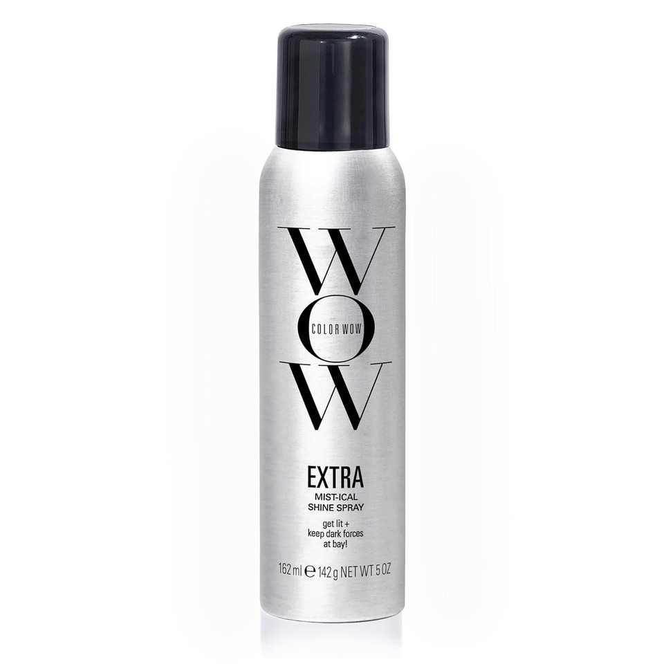 Color Wow Extra Mystical Shine Spray  Lightweight & Non-Greasy Formula | Heat Protection, Frizz Control, And Silky Hair | For All Hair Types