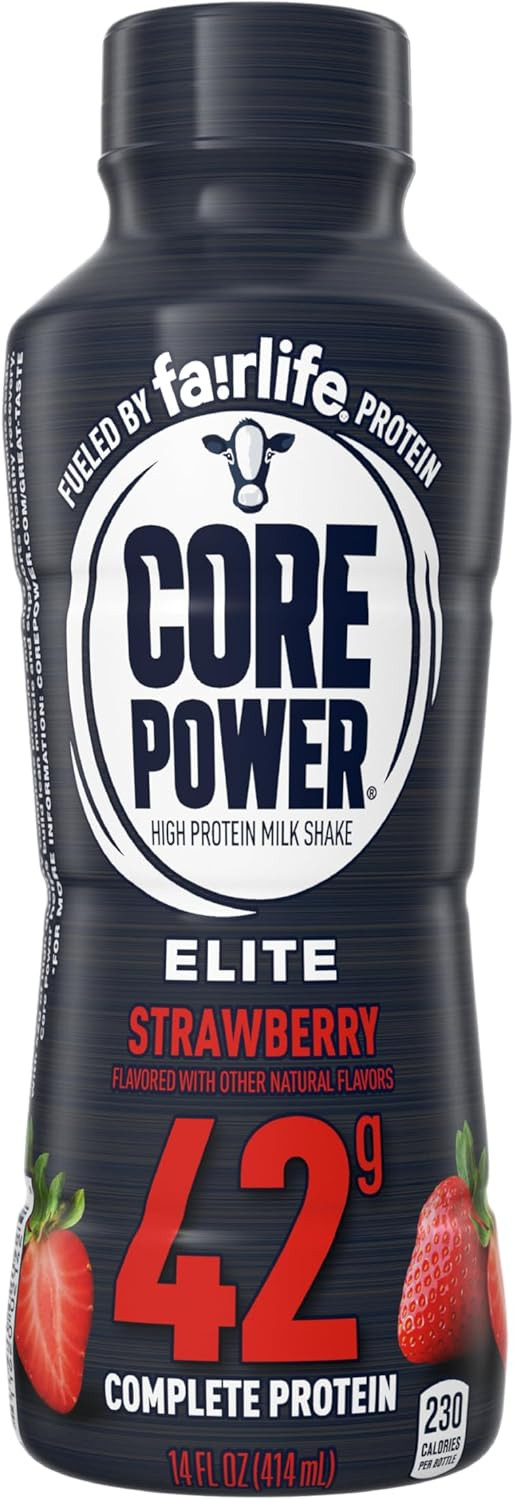 Core Power Elite High Protein Shake (42G), Strawberry, 14 Fl Oz