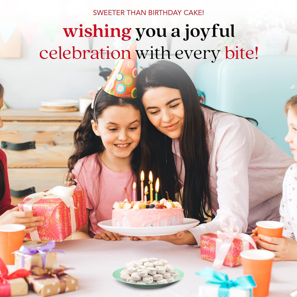 Davidã¢ÂS Cookies Happy Birthday Cookies Bucket With Thin Crispy Cookies And Butter Pecan Meltaways Treats - Gourmet Cookies Gift Basket - Ideal Birthday Gift For Everyone