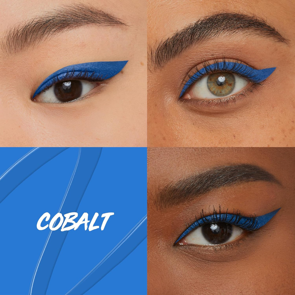 Maybelline Master Precise All Day Liquid Eyeliner, Waterproof Eyeliner Makeup For Up To 30Hr Wear, Cobalt Blue, 1 Countcobalt0.03 Fl Oz (Pack Of 1)