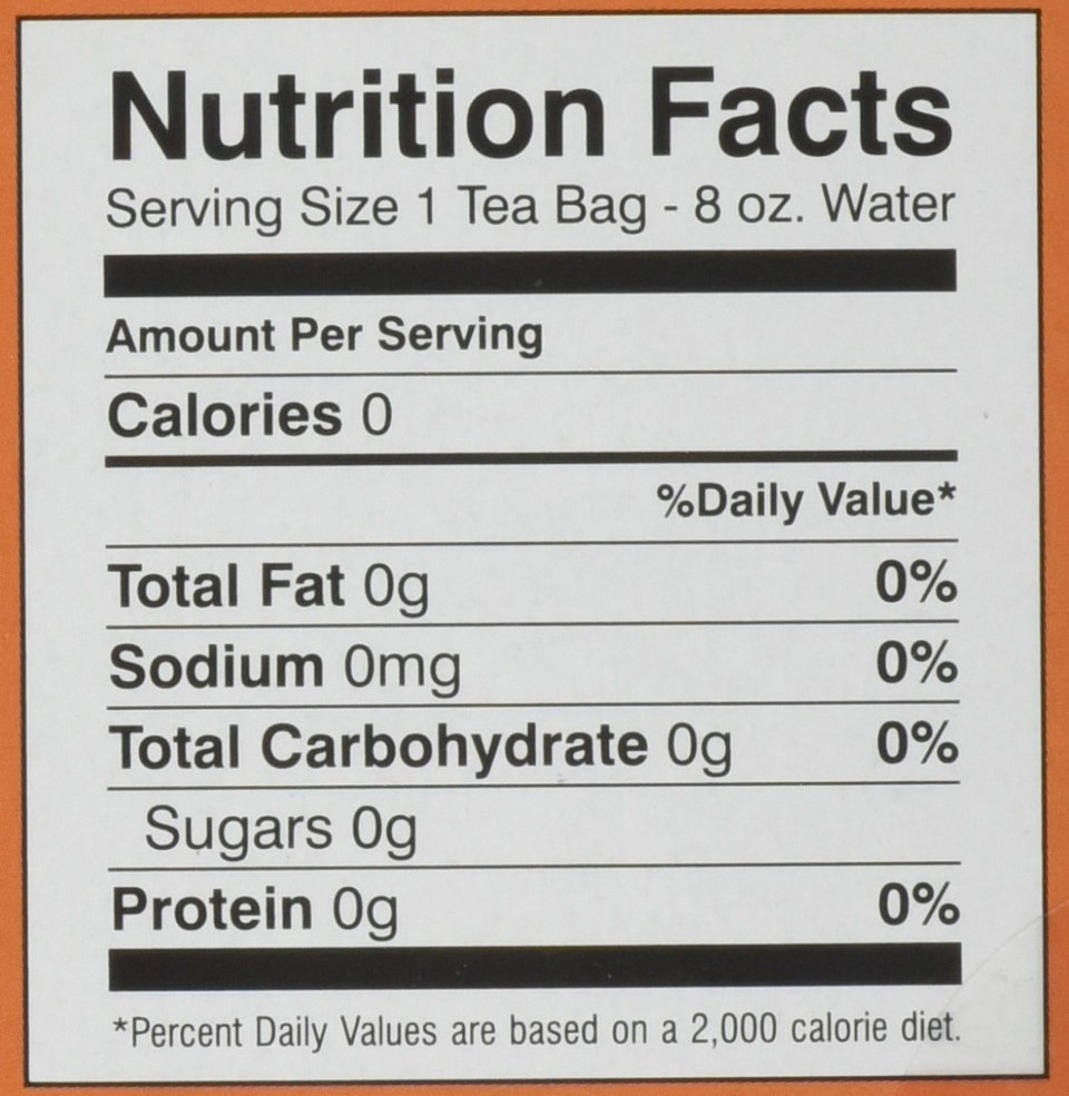 Davidson'S Organics, Orange Spice, 25-Count Tea Bags, Pack Of 6