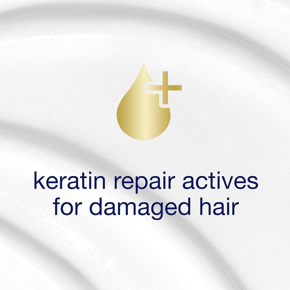 Dove Nutritive Solutions Strengthening Shampoo Intensive Repair 4 Count For Damaged Hair Dry Hair Shampoo Formula With Keratin Actives 20.4 Oz