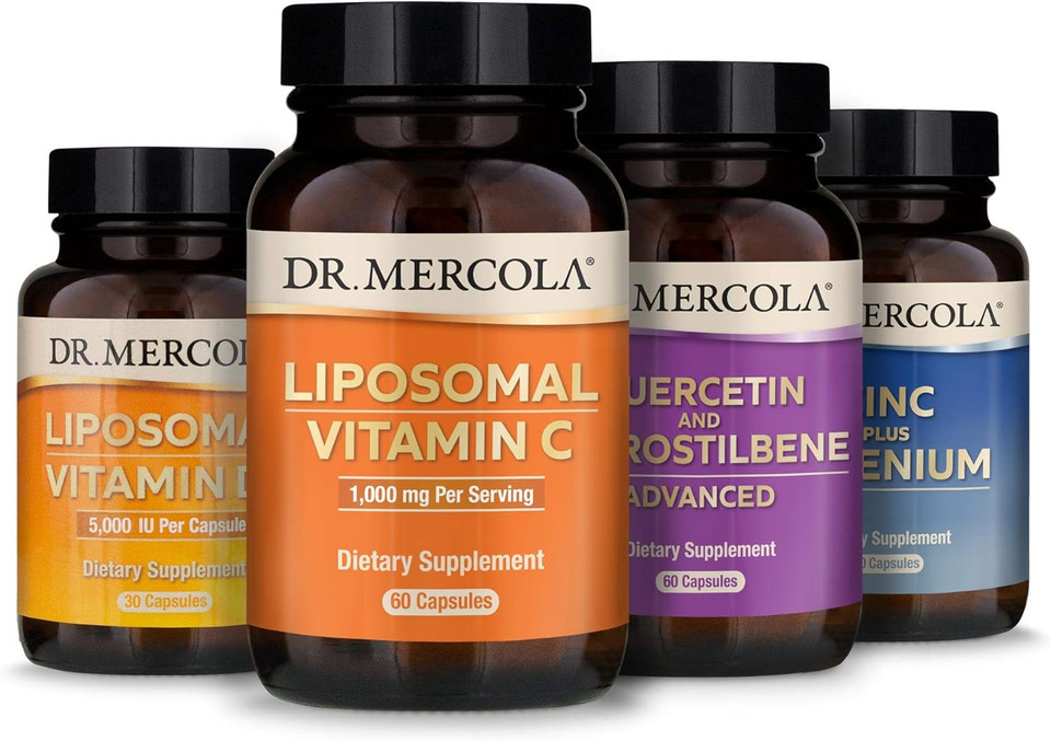 Dr. Mercola Immune Support Bundle (30 Servings Per Bottle)