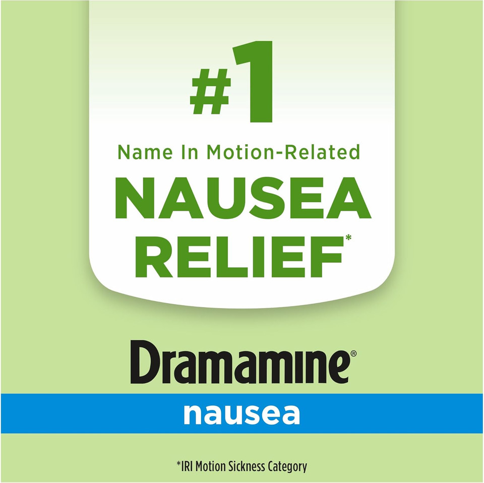 Dramamine Nausea Long Lasting, Nausea Relief, 20 Count
