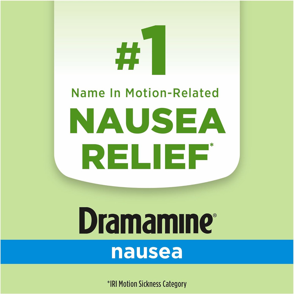 Dramamine Nausea Long Lasting, Nausea Relief, 20 Count