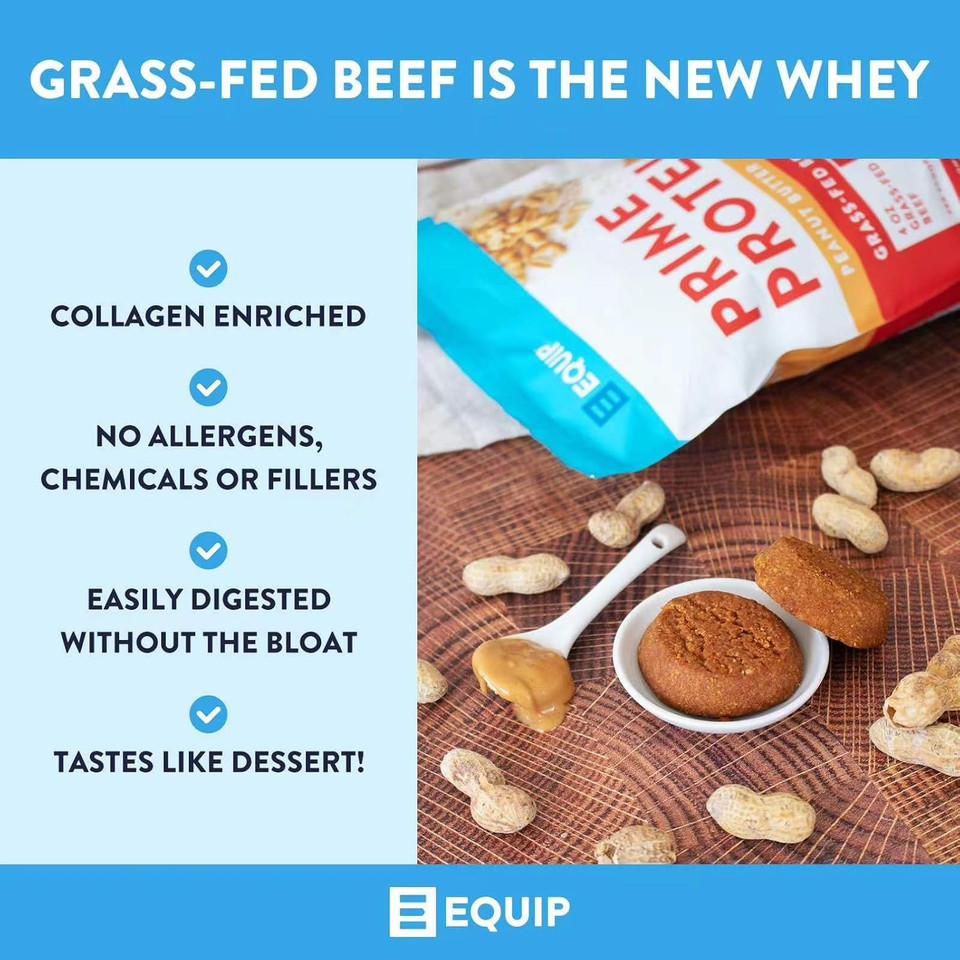 Equip Foods Prime Protein Powder Peanut Butter & Prime Protein Powder Iced Coffee