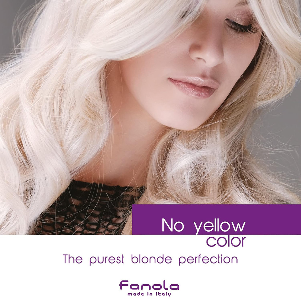 Fanola No Yellow Shampoo Bundle With Nutri Care Restructuring Conditioner