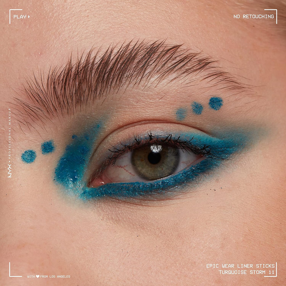 Nyx Professional Makeup Epic Wear Liner Stick, Long-Lasting Eyeliner Pencil - Turquoise Storm11 Turquoise Storm1 Count (Pack Of 1)